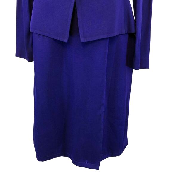 Nah Nah Evening Jacket Dress Sequin Trim Purple Size 12 Knee Length - Picture 5 of 12